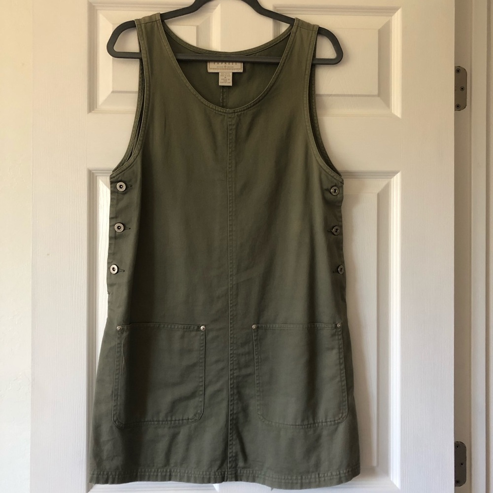 VINTAGE Olive Green Dress